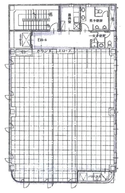 IDビル千葉5F 間取り図