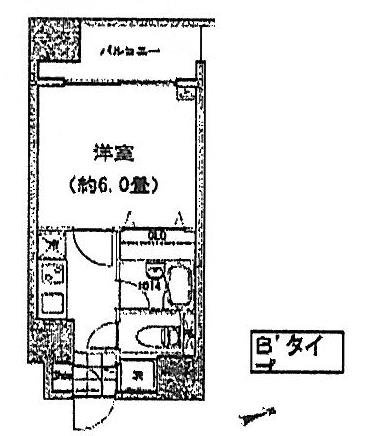リヴシティ中央区築地ビル403 間取り図