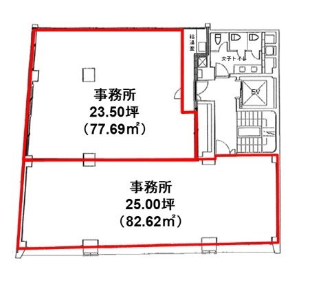 小谷ビル8F 間取り図