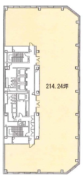 サンマリーノ汐留801 間取り図