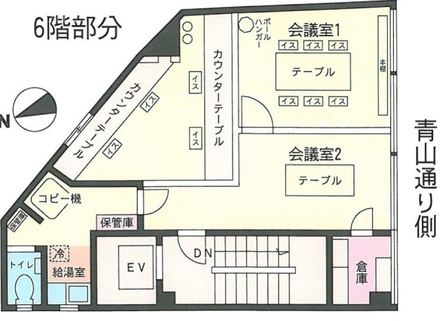 第一真砂ビル6F 間取り図