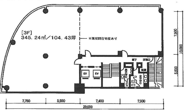 東貨ビル3F 間取り図