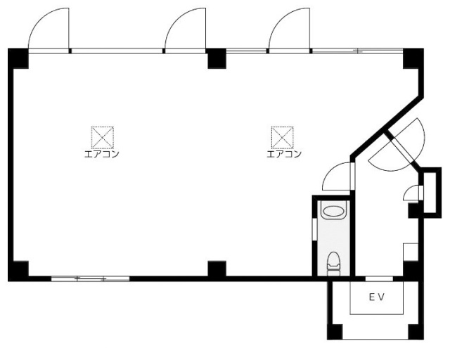 THビル1F 間取り図