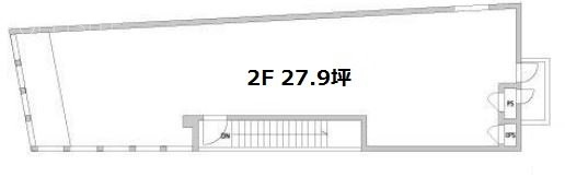 キャビナ表参道ビル2F 間取り図