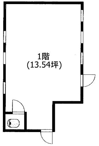 サンライズビル1F 間取り図