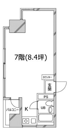 東武ハイライン銀座2丁目701 間取り図