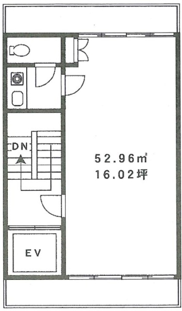 トーユー原宿ビル4F 間取り図