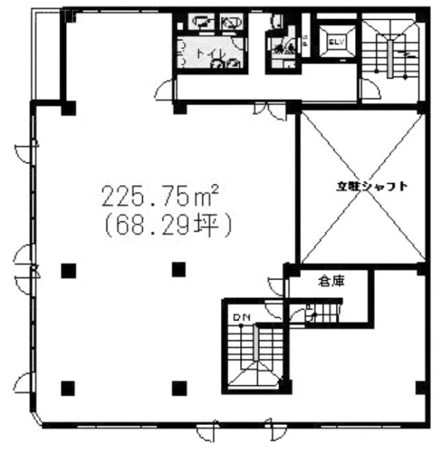 第6宝光ビル4F 間取り図