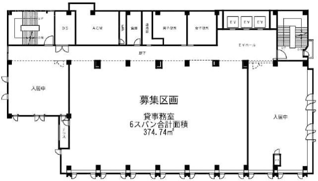 川本ビル7F 間取り図