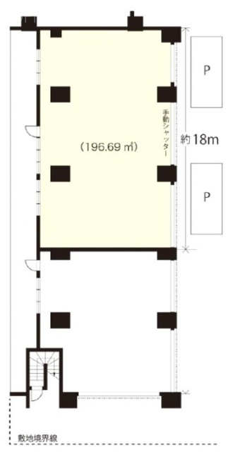 プライムコート立川1F 間取り図