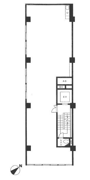 銀栄ビル5F 間取り図