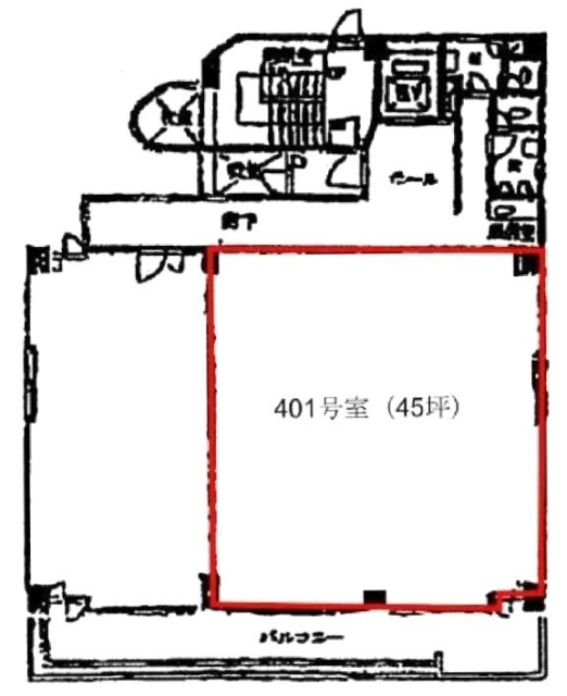 和倉ビル401 間取り図