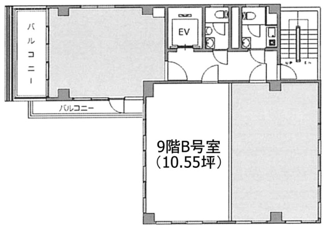 新日本橋長岡ビルB 間取り図