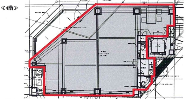 オリックス恵比寿西ビル4F 間取り図