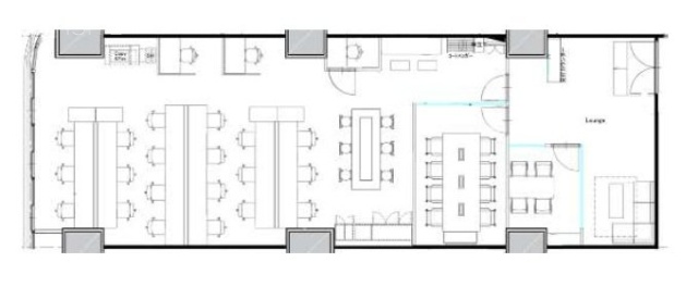 フロンティア新宿タワー405 間取り図