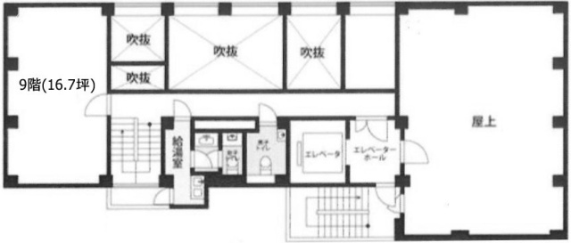 ヒキタカ飯田橋ビル9F 間取り図