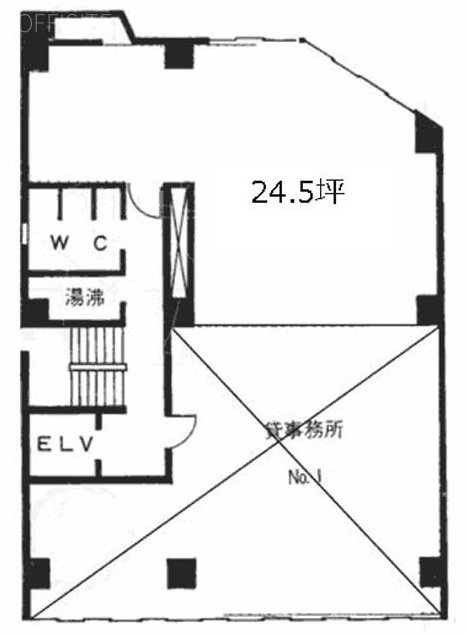 共栄ビルB 間取り図