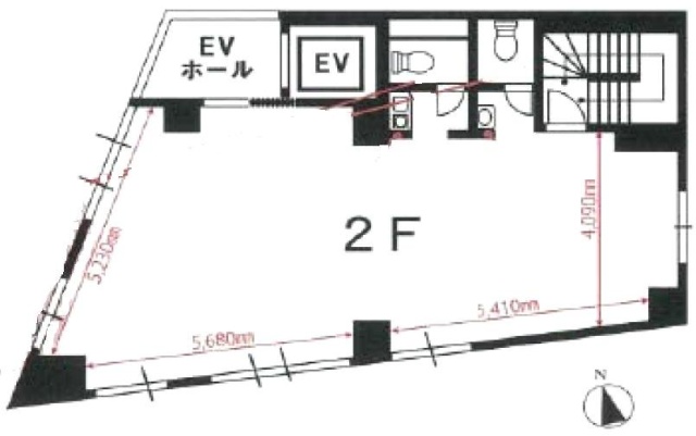 ジュネパレス葛飾第12F 間取り図