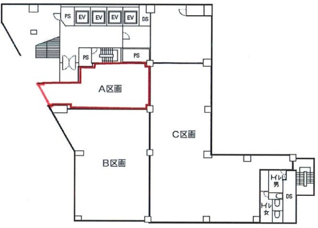 新槇町ビルA 間取り図