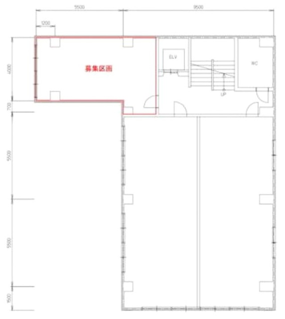 松井ビル9F 間取り図