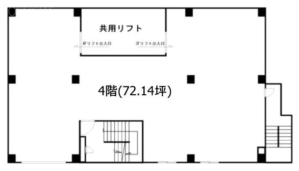 ながせビル4F 間取り図