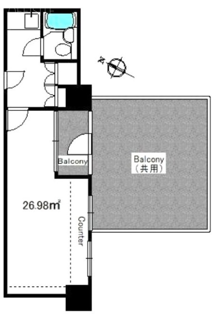 ランジェ青山311 間取り図