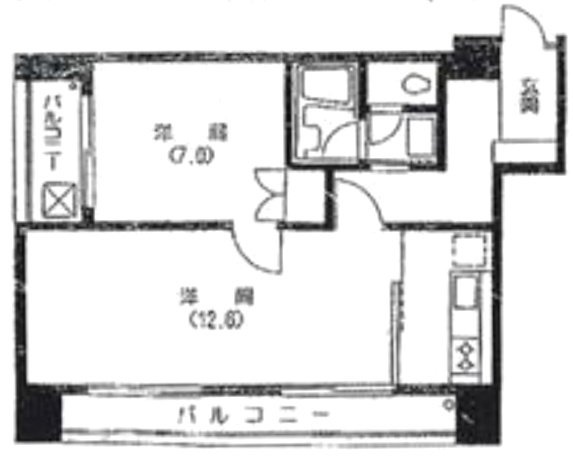 麻布ハイプラザ905 間取り図