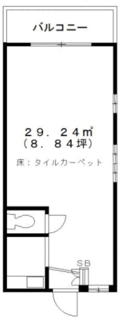 野村ビル307 間取り図