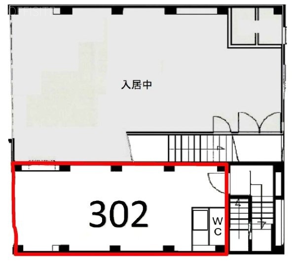 飯島ビル302 間取り図