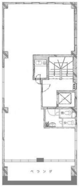 赤坂土橋ビル6F 間取り図