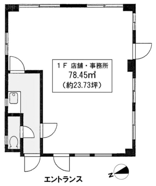 宍戸ビル1F 間取り図