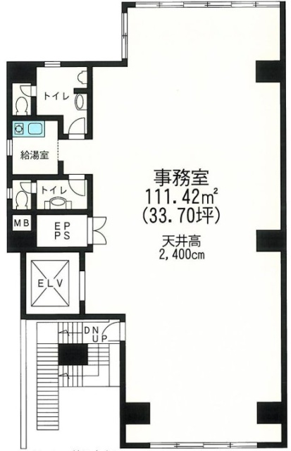 江戸川橋東誠ビル5F 間取り図