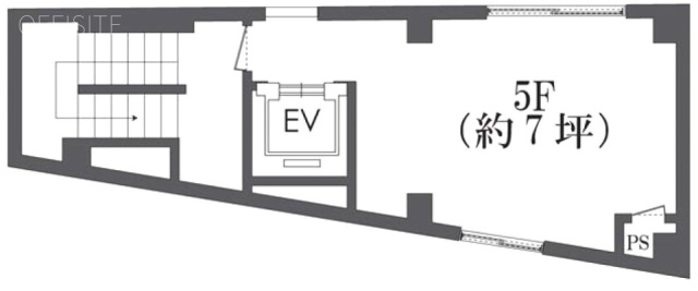 T’sーⅠ(ティーズワン)ビル5F 間取り図