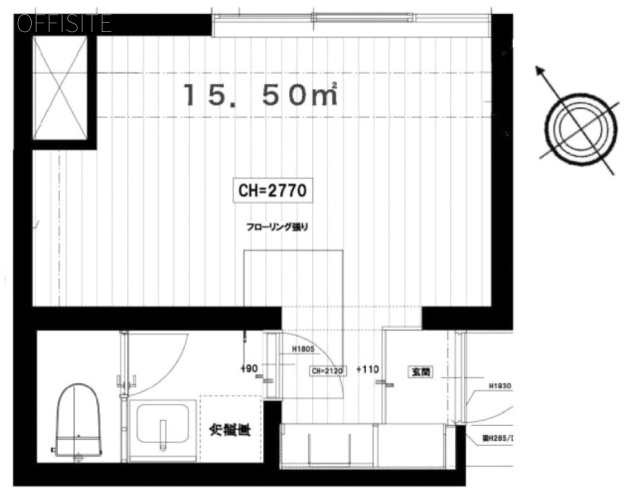 シャトー青山第1103 間取り図