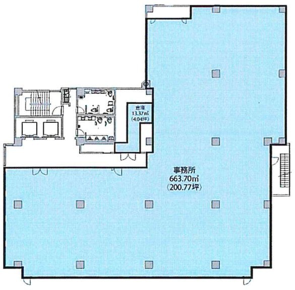 東建長井ビル4F 間取り図