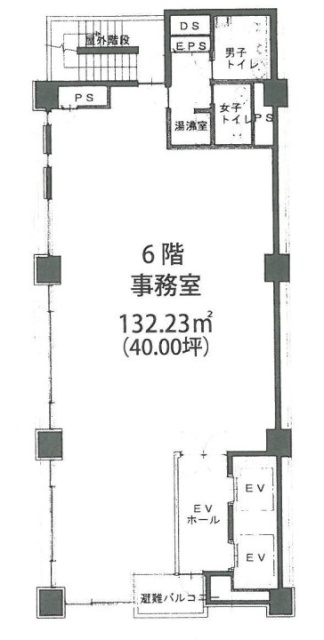 東陽ビル6F 間取り図