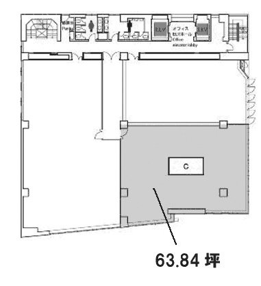 川浅ビル5F 間取り図