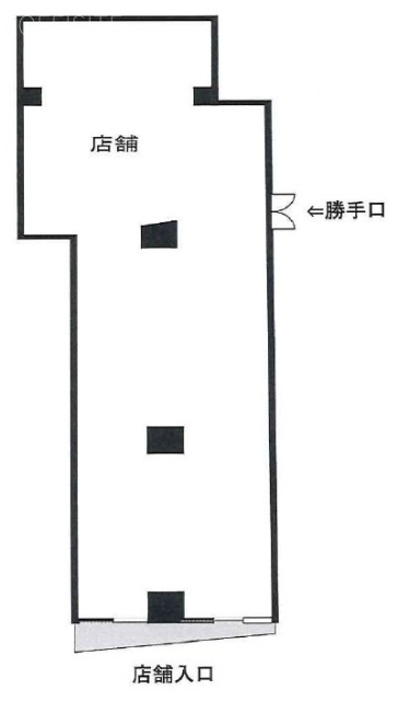 ビスハイム池袋1F 間取り図