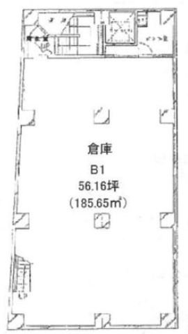 第1キクチビルB1F 間取り図