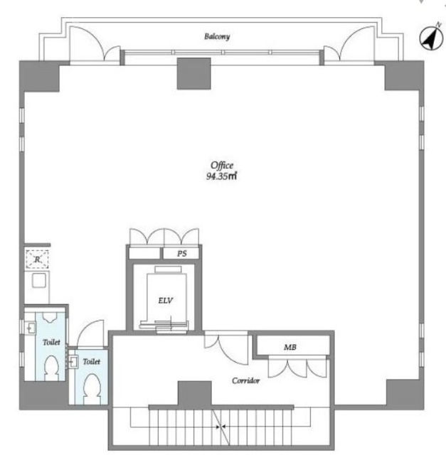 Qu4ttro Arca 九段ビル301 間取り図