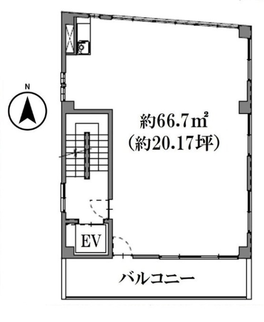 大木ビル6F 間取り図
