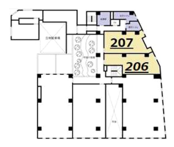 パレ・エテルネル206 間取り図