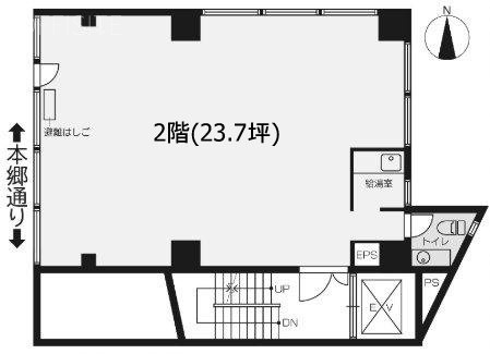 大和駒込ビル2F 間取り図