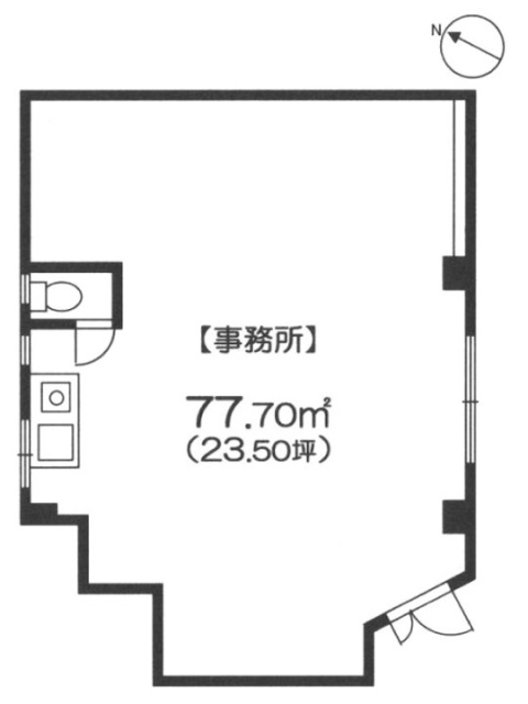 富井ビルB 間取り図