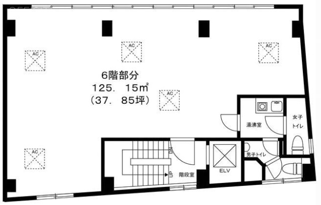 グレースイマスビル6F 間取り図