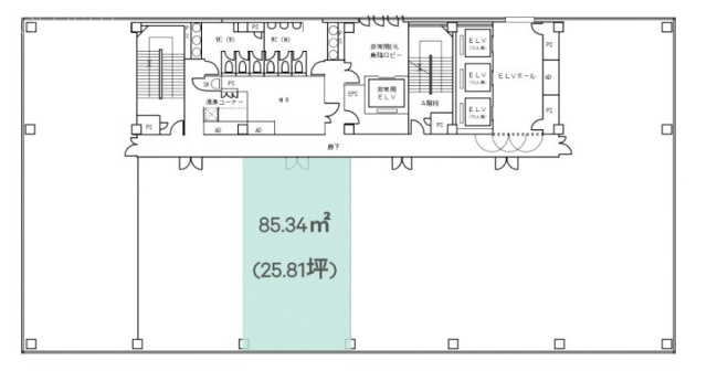 メットライフ宇都宮スクエア7F 間取り図
