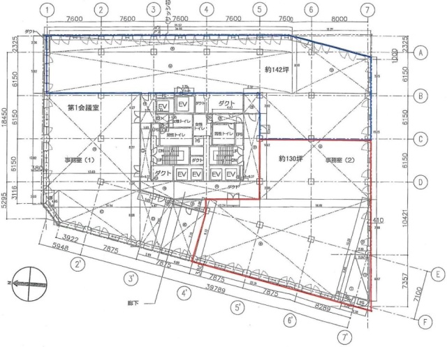 ツカモトビル6F 間取り図