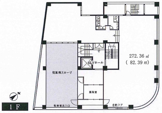 元代々木サンサンビル1F 間取り図