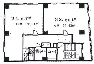 品川ステーションビルB 間取り図