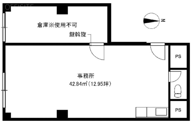 ヒロハイツオカモト202 間取り図